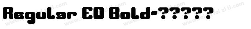Regular GQ Bold字体转换